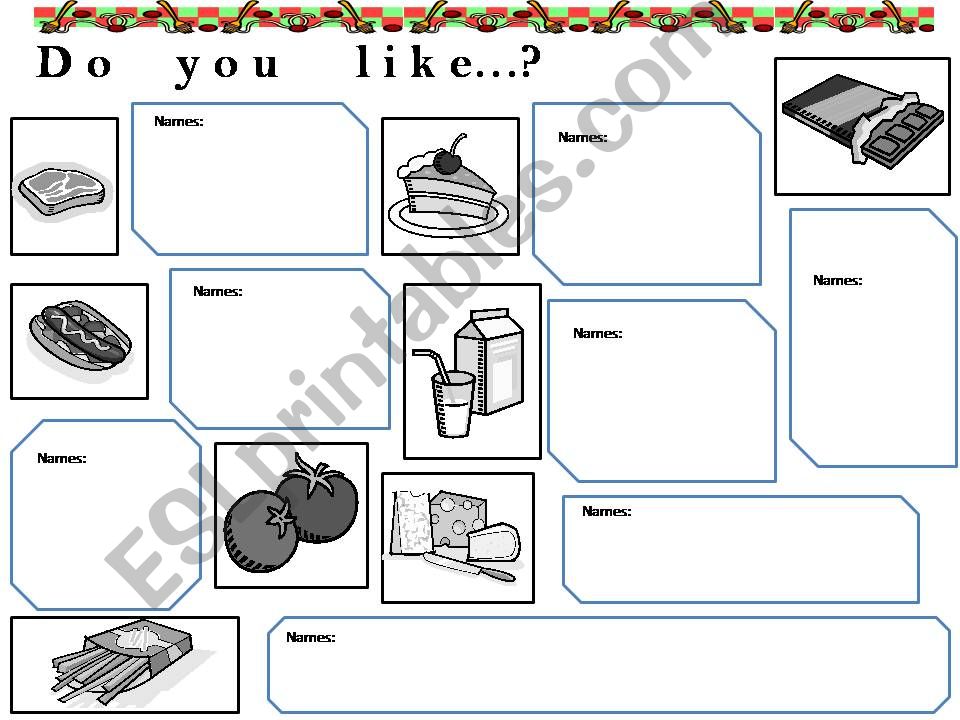 what is your favourite food powerpoint