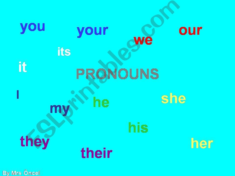 PRONOUNS powerpoint