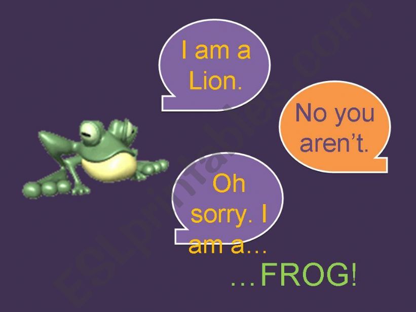 I am a Frog powerpoint