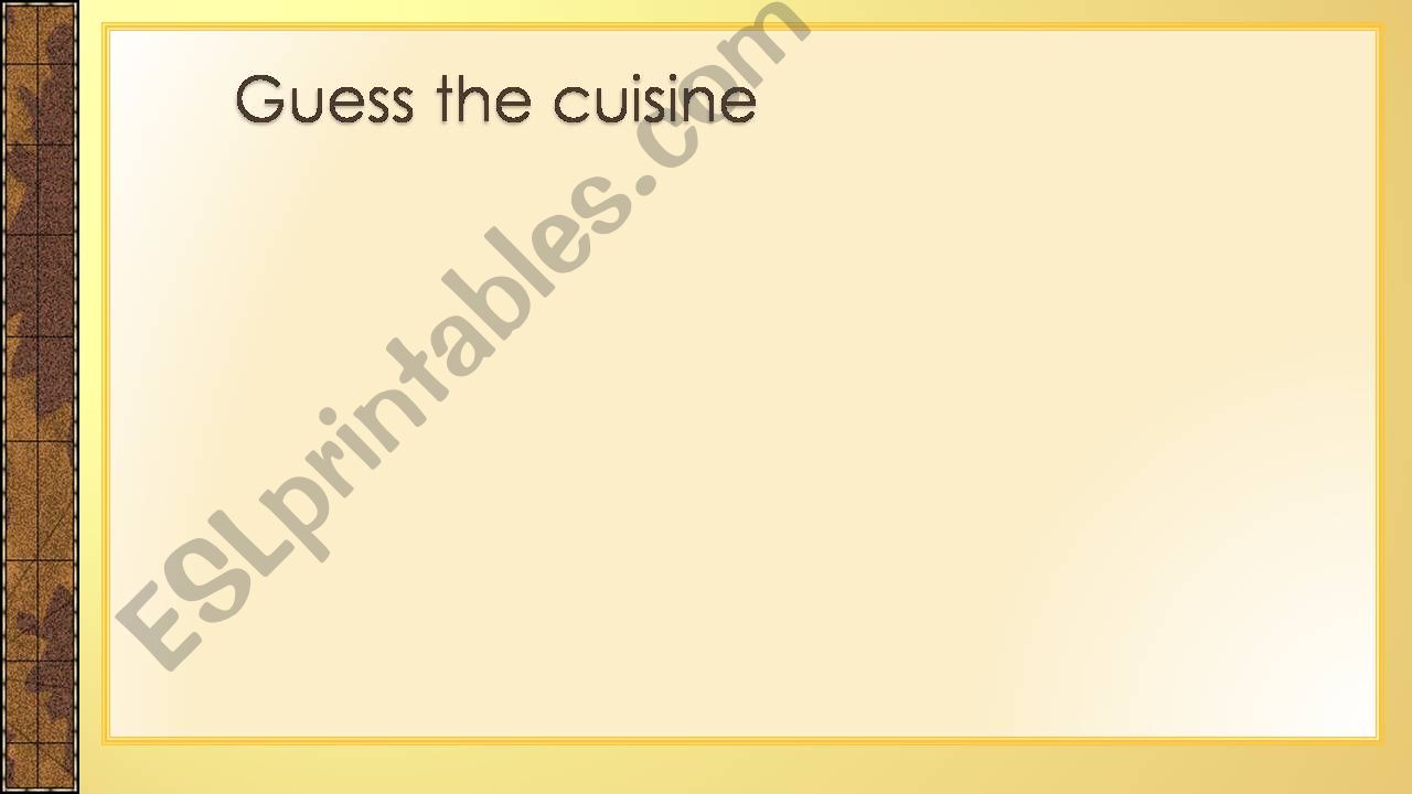 guess the cuisine powerpoint