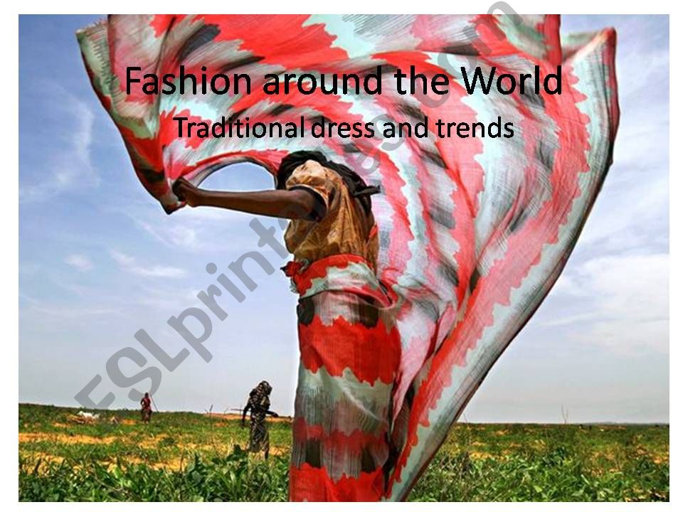 Fashion around the world PPT powerpoint