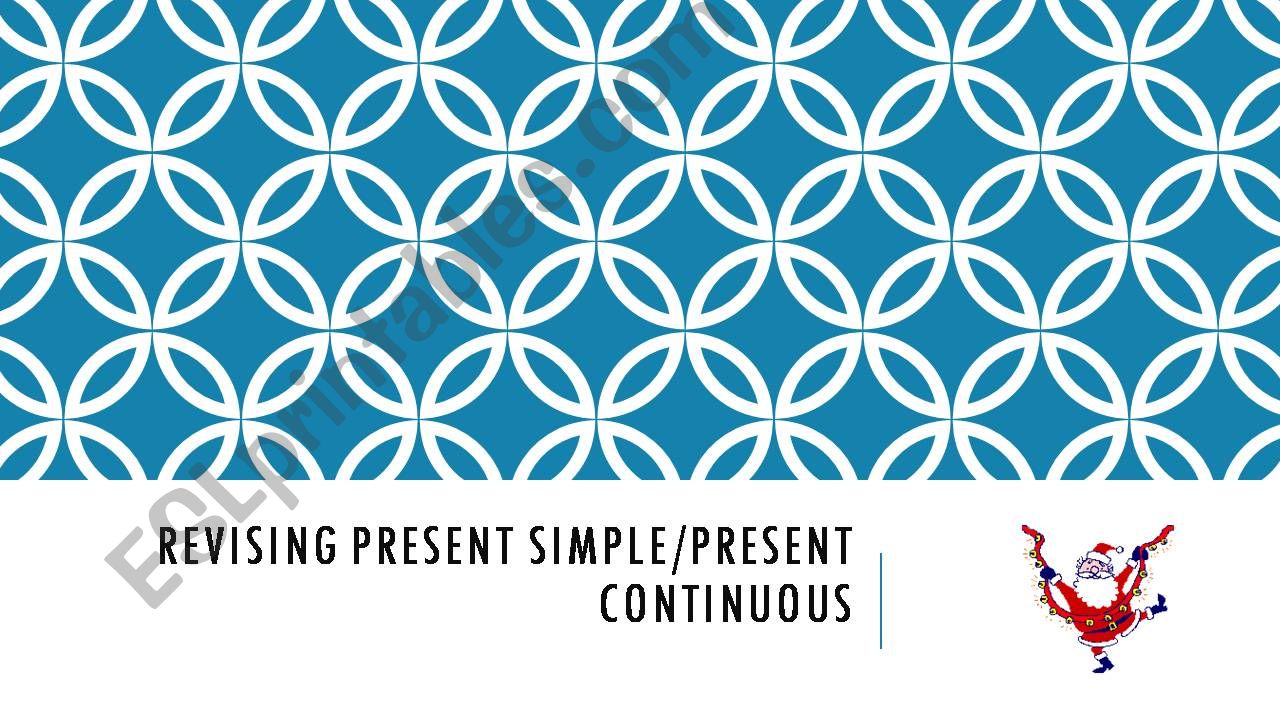 present simple vs present continuous