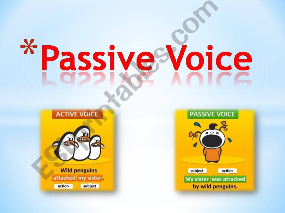 Passive Voice  powerpoint