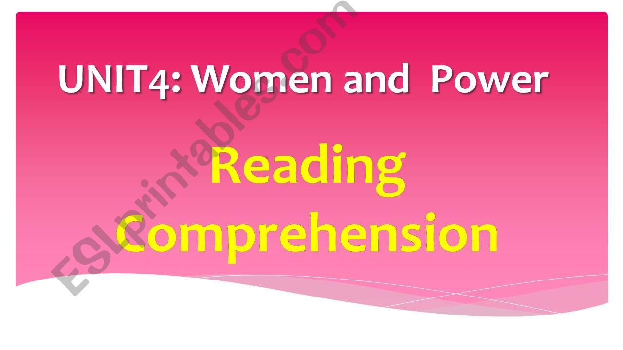 women and power powerpoint