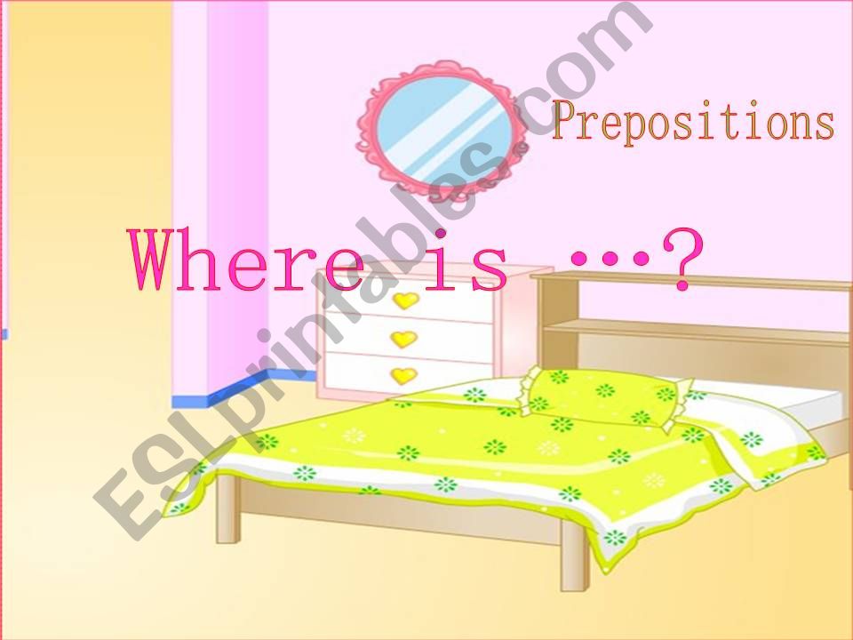 The Use of Preposition powerpoint