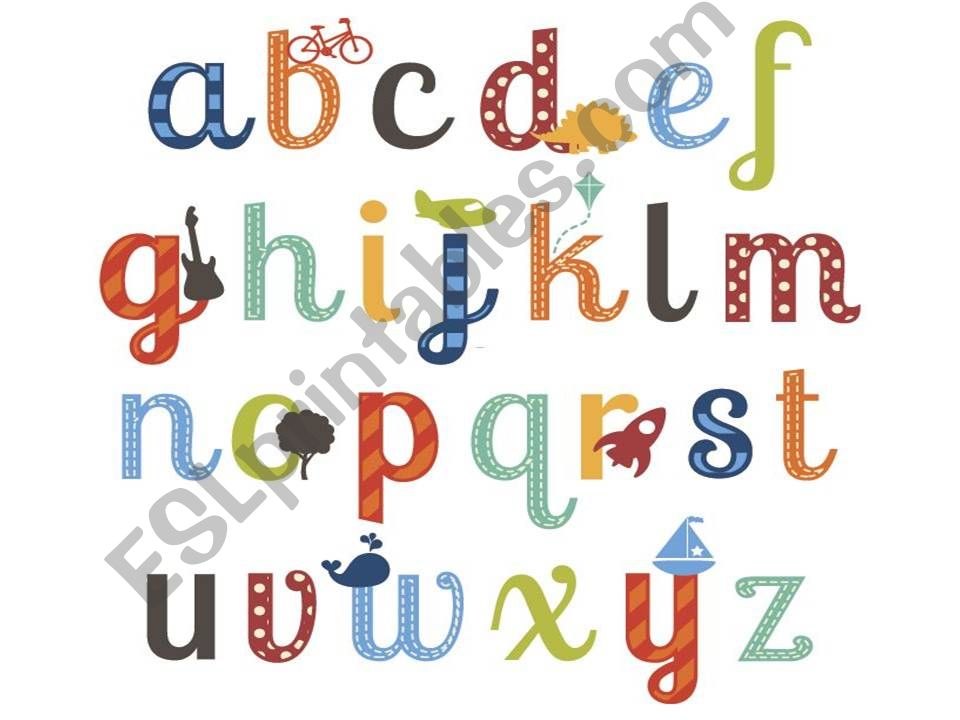 Alphabet powerpoint