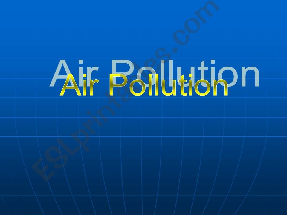 air pollution powerpoint