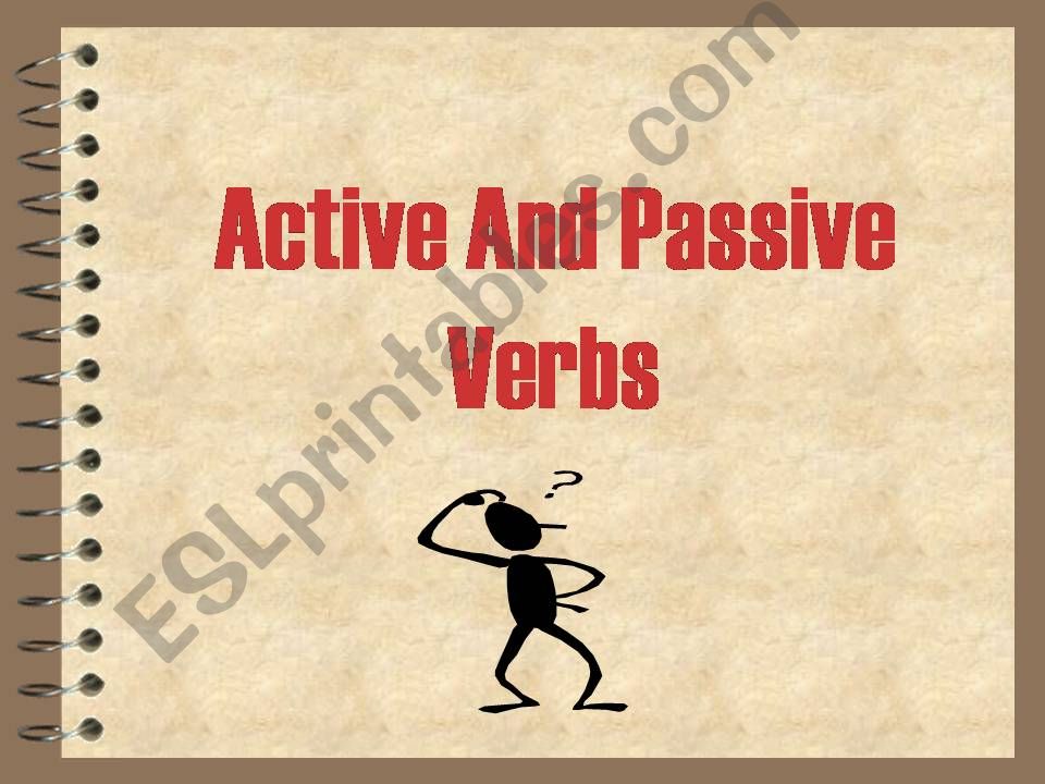 Active - Passive powerpoint