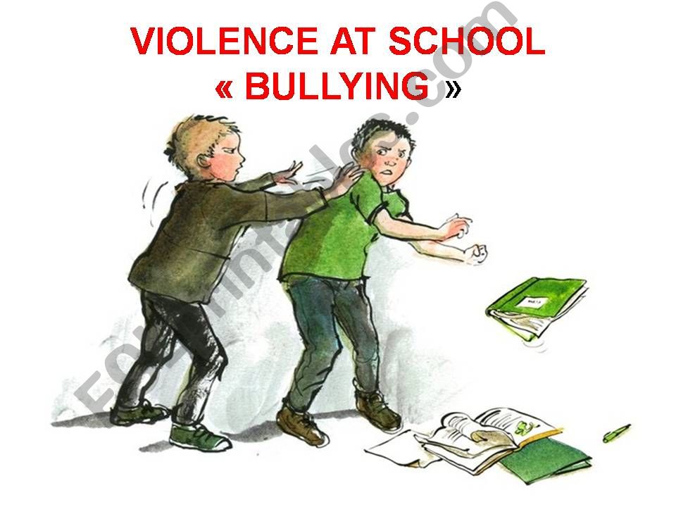 violence or bullying powerpoint