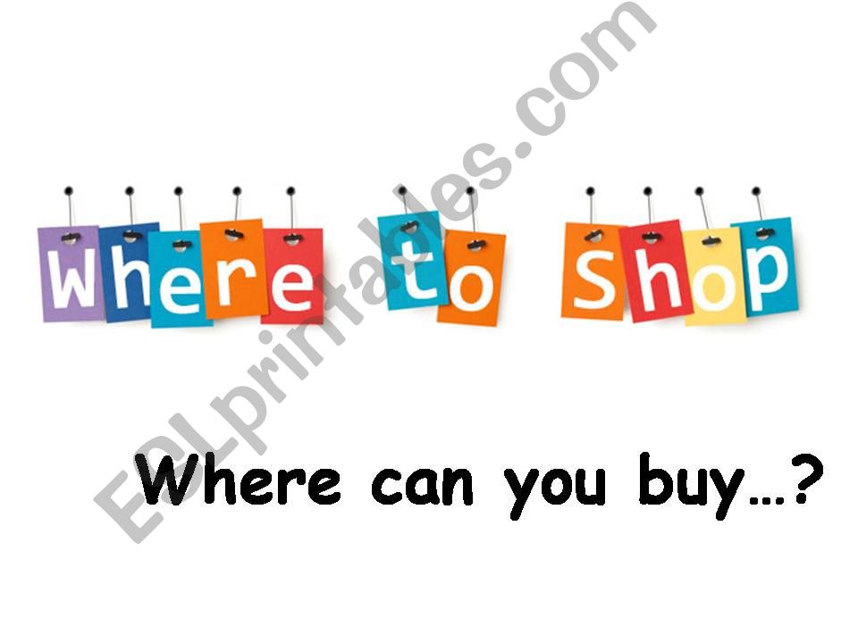 Where can you buy? powerpoint