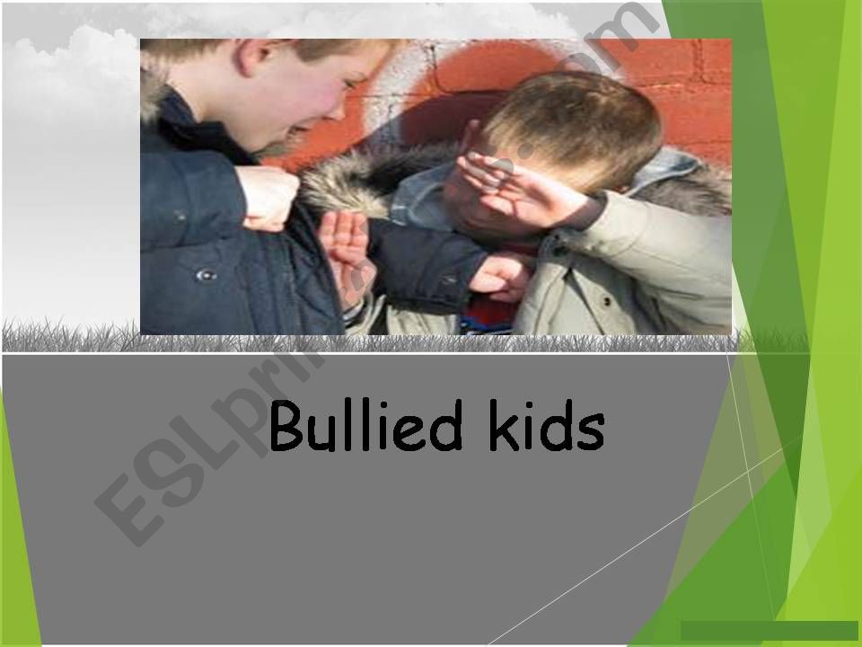 Bullied kids powerpoint
