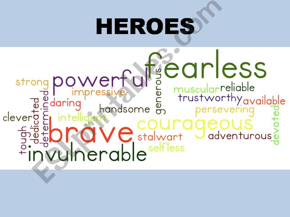 HEROES part 1 powerpoint