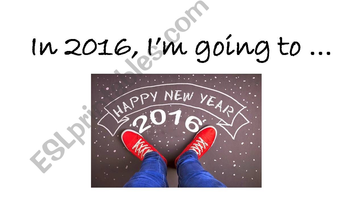 New Years Resolutions powerpoint