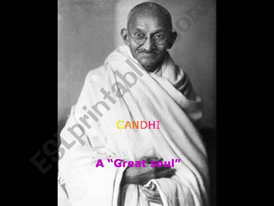 Gandhi powerpoint