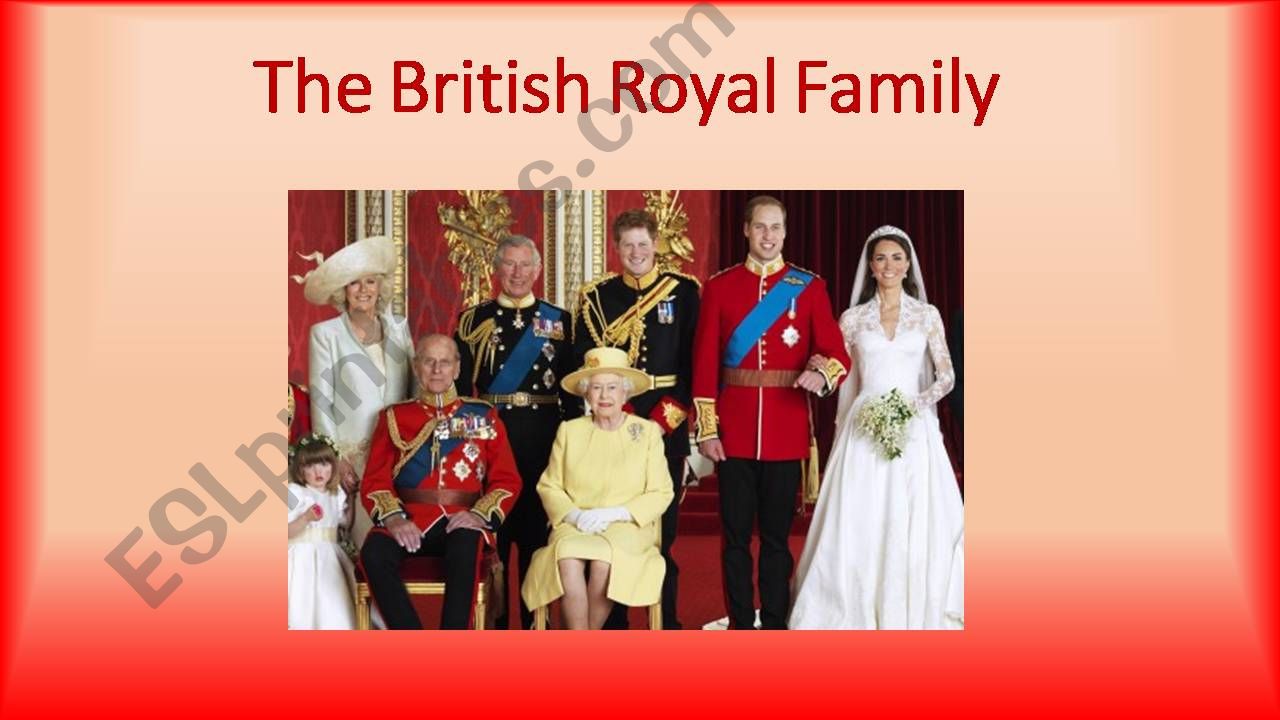 The British Royal Family powerpoint