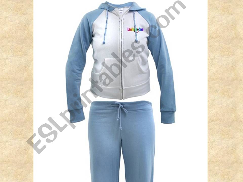 CLOTHES VOCABULARY PART 2  powerpoint