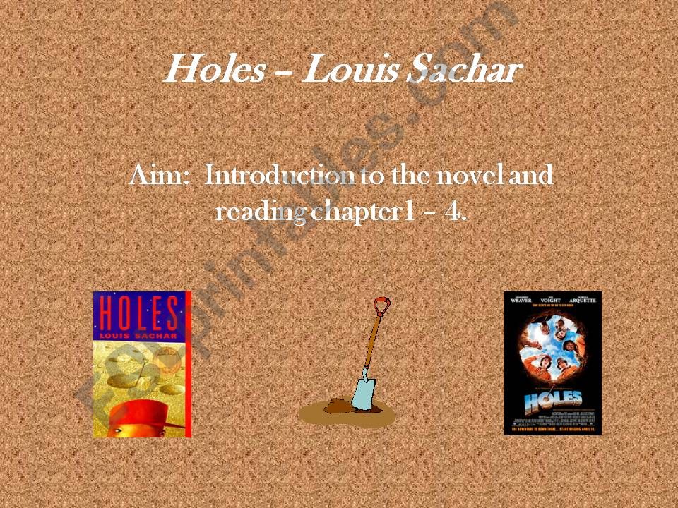 HOLES Chapter 1-4 powerpoint