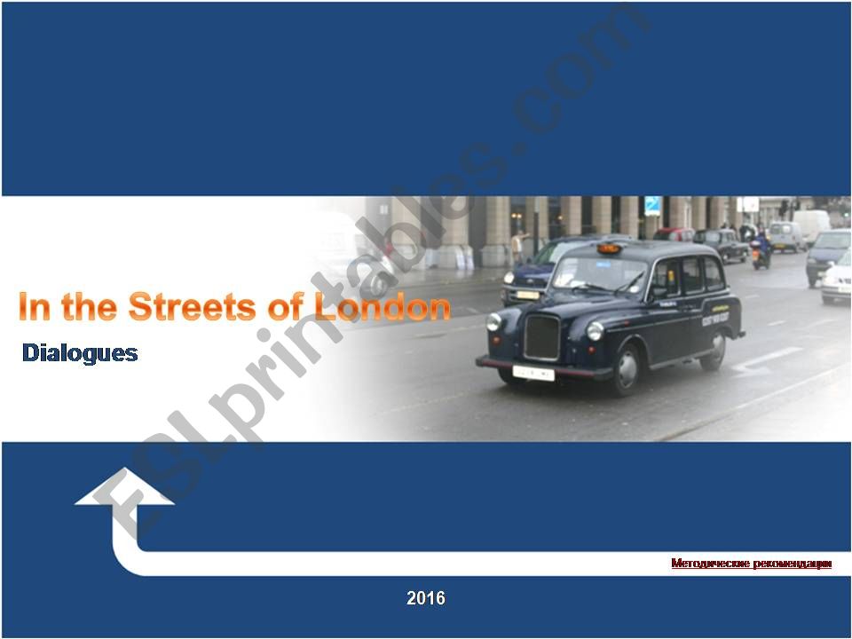 In the Streets of London powerpoint