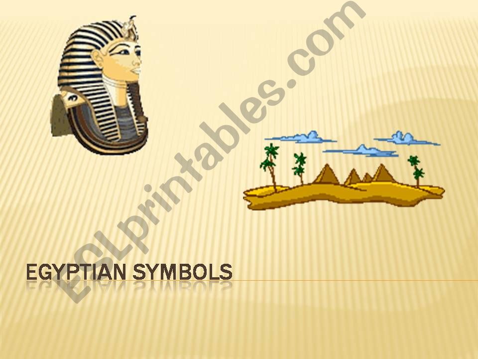EGYPTIAN SYMBOLS powerpoint