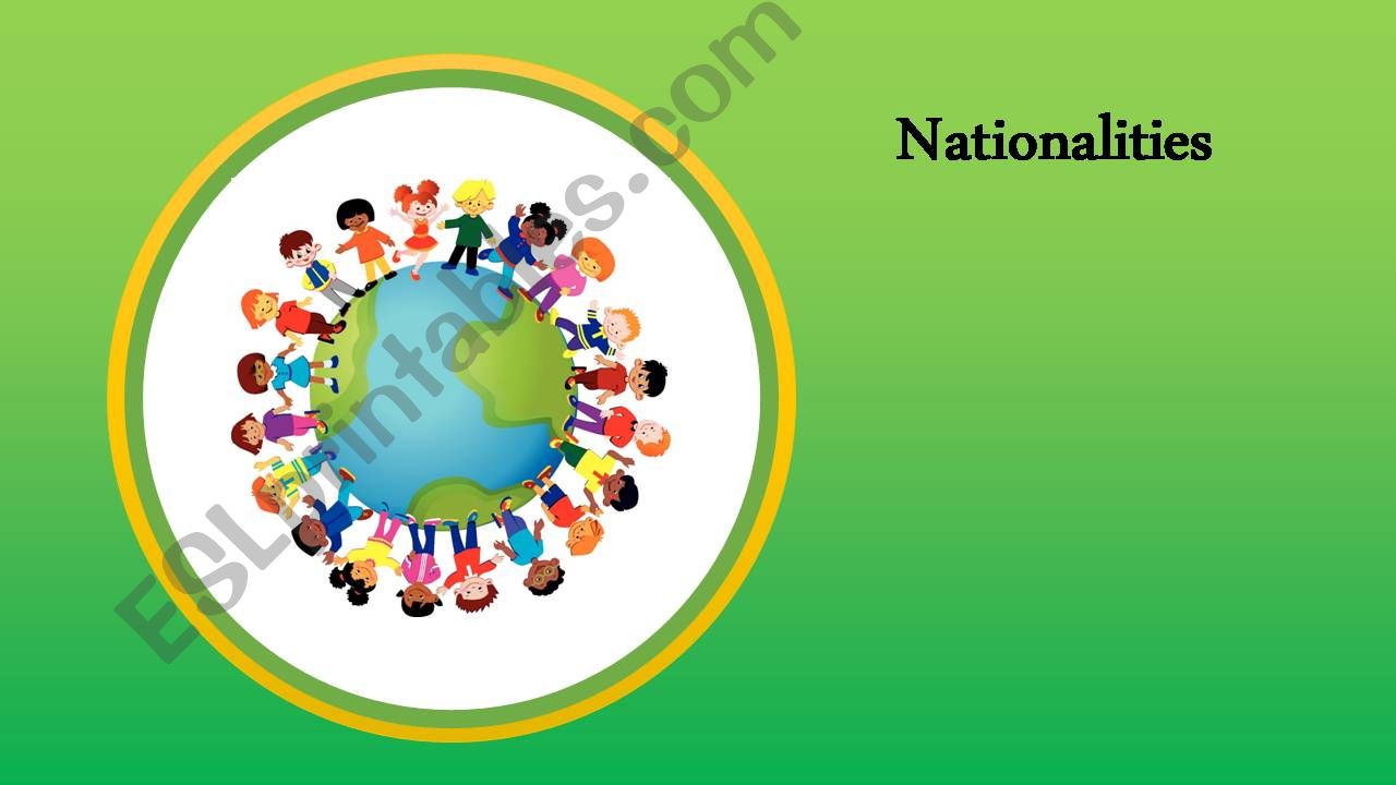 nationalities powerpoint