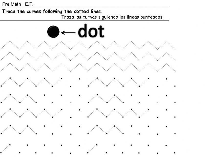 Follow the dots Pre math powerpoint