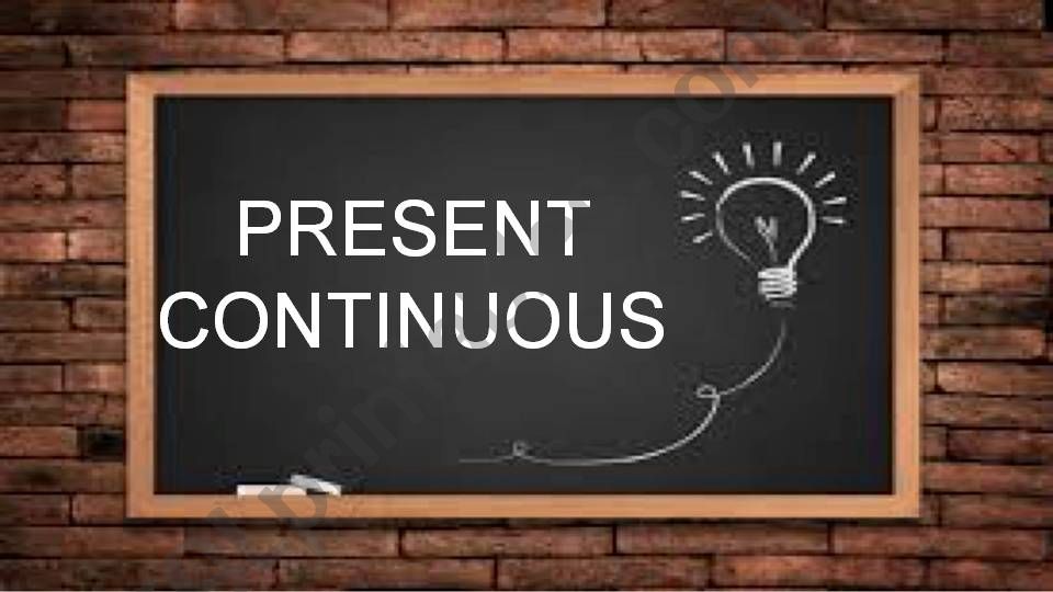 Present Continuous powerpoint