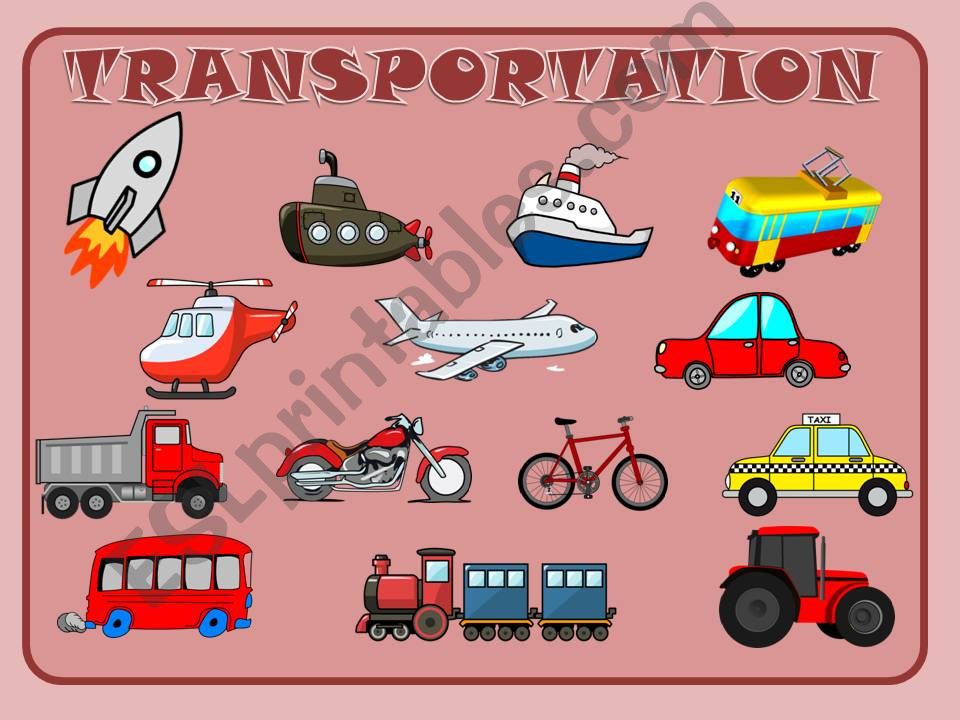 TRANSPORT MEMORY GAME powerpoint