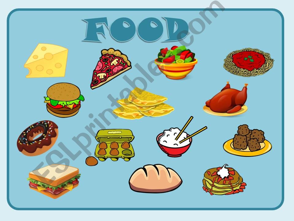 FOOD MEMORY GAME powerpoint