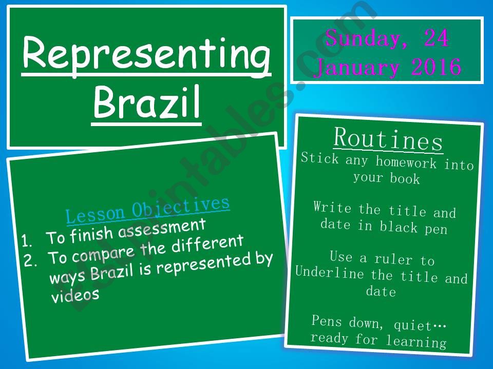 Representing Brazil powerpoint