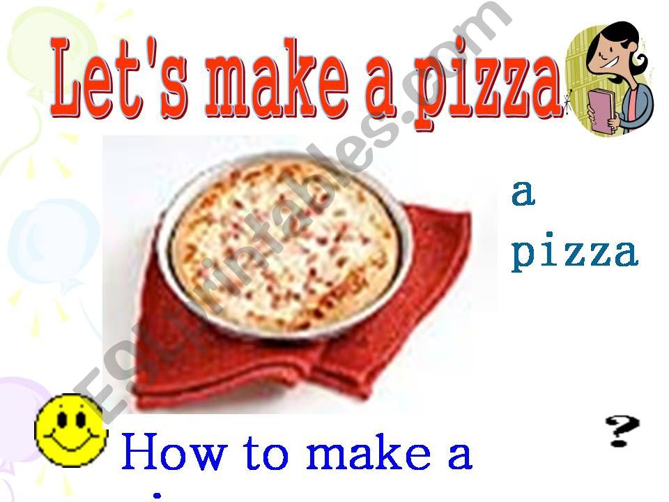 Lets make a pizza powerpoint