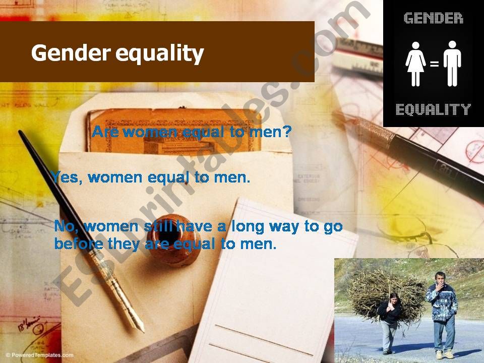 gender equality powerpoint