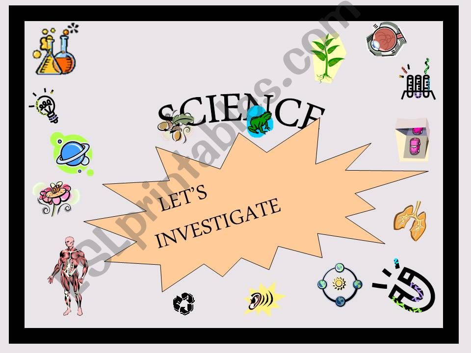science lets a investigate powerpoint