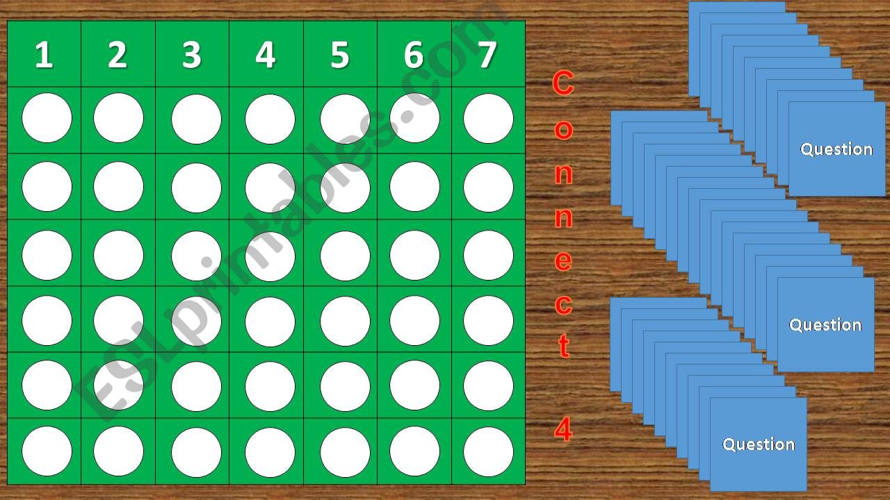 connect 4 with irregular verbs