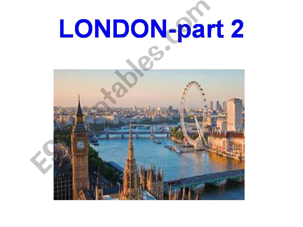 London - part 2 powerpoint