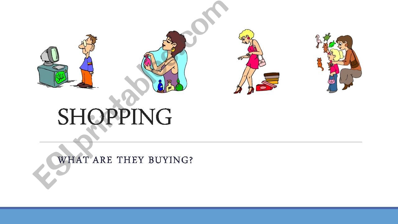 SHOPPING powerpoint