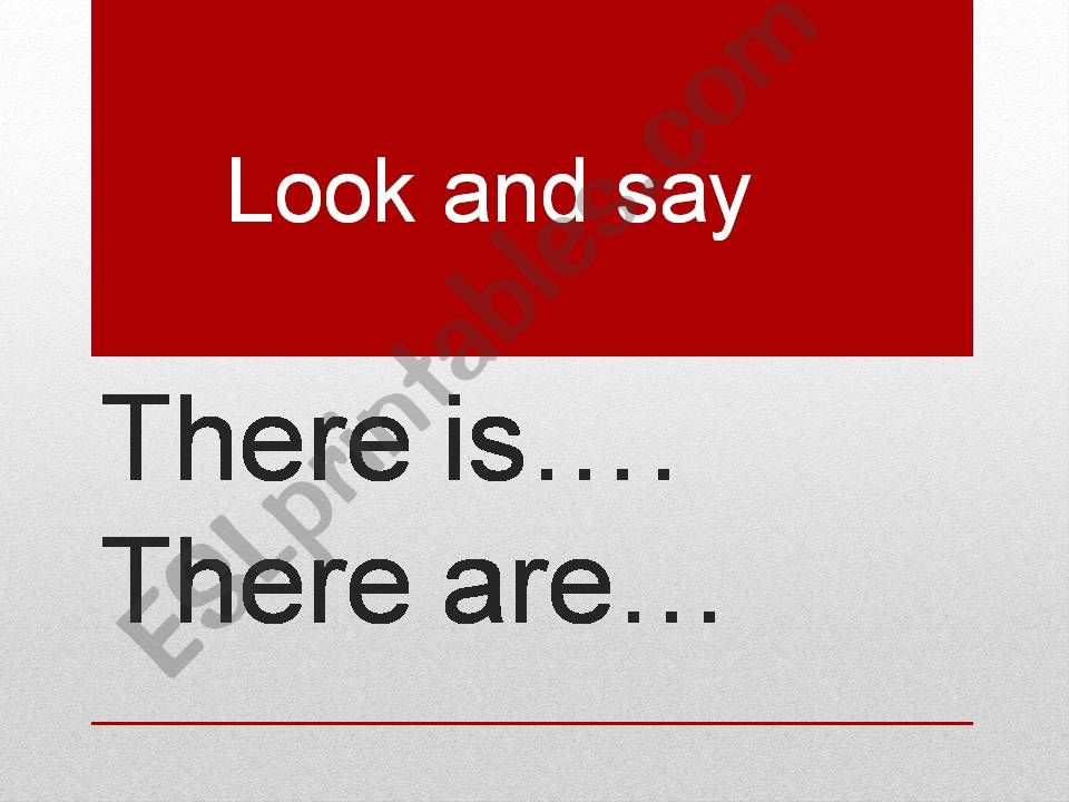 There is/there are + numbers powerpoint