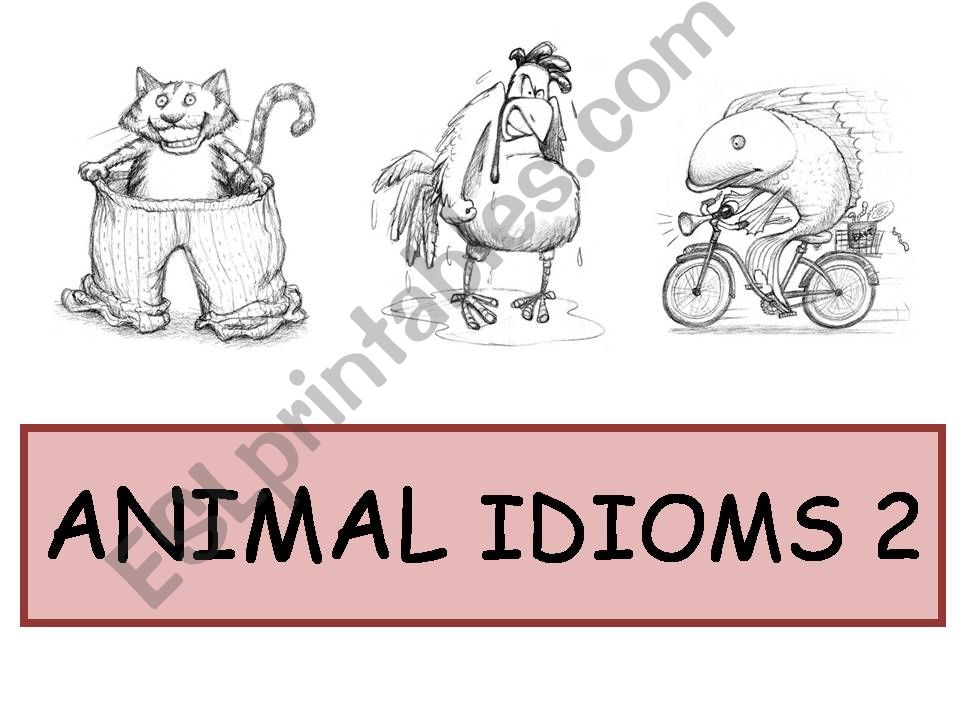 Animal Idioms 2 powerpoint