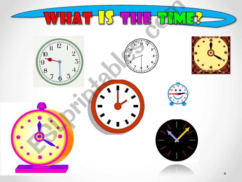 Whats the time? powerpoint