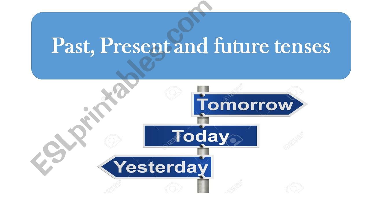 Past, Present and future tenses