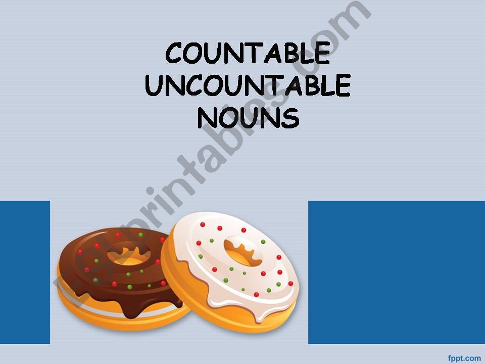 Countable Uncountable Nouns powerpoint