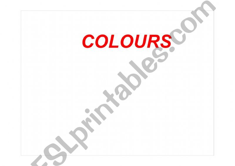 Colours powerpoint