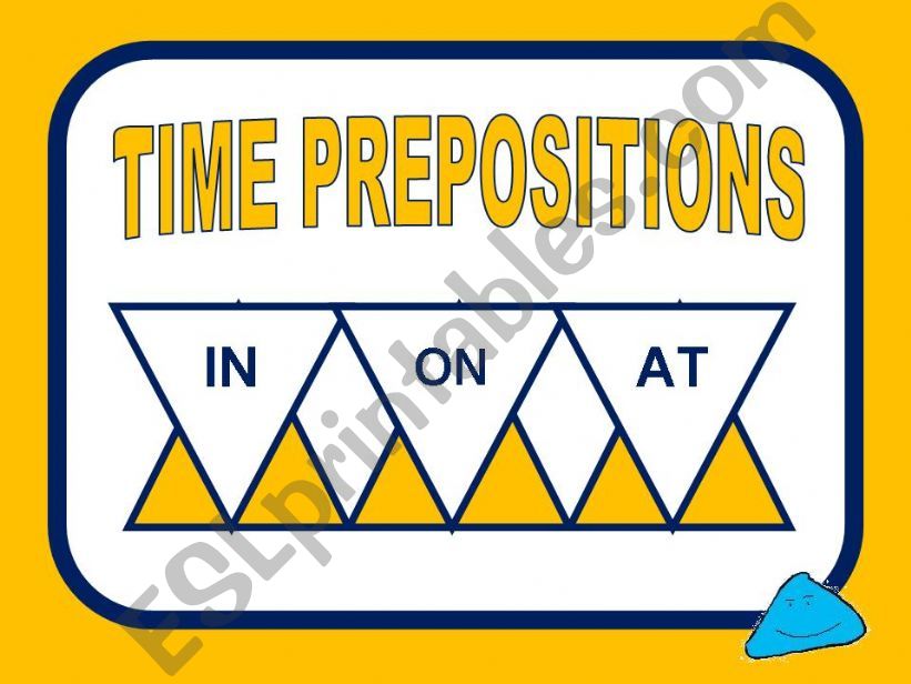 TIME PREPOSITIONS GAME powerpoint
