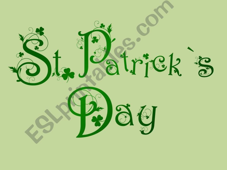 Saint Patricks Day powerpoint