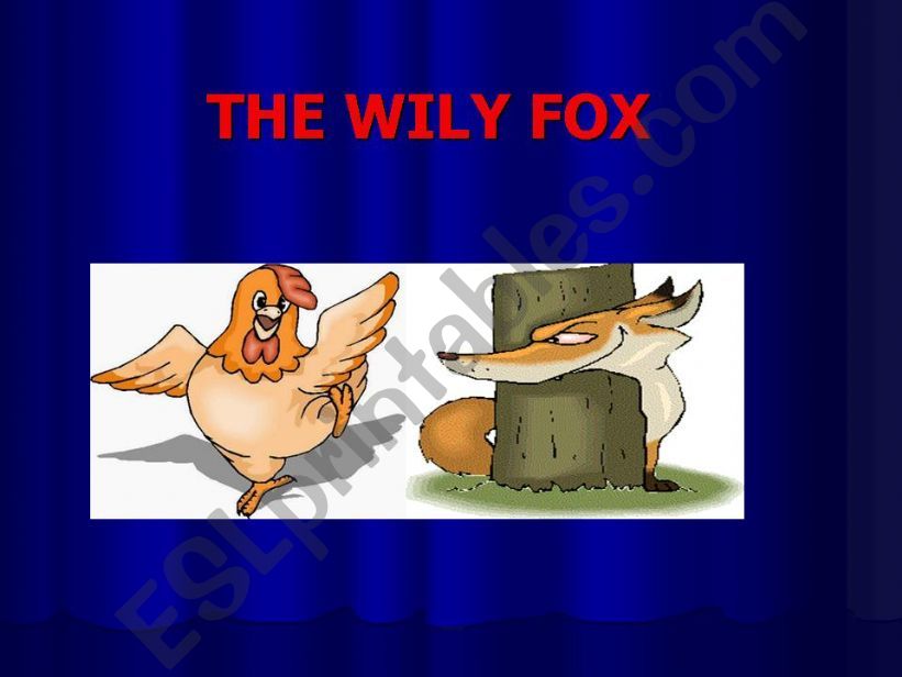 Short story the Wily Fox powerpoint