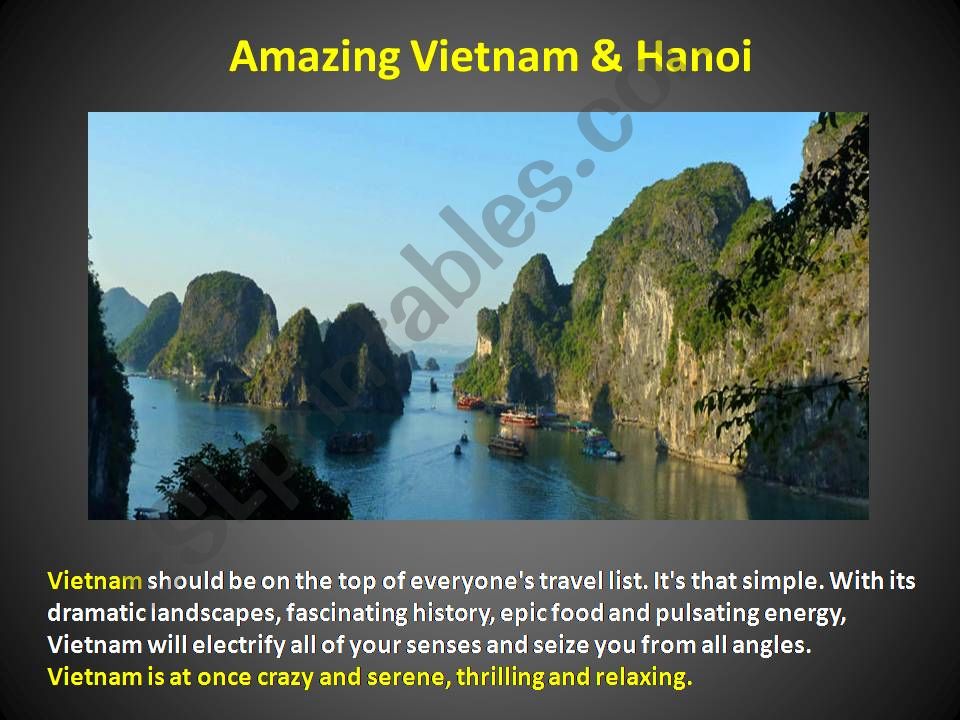 Amazing Vietnam & Hanoi powerpoint