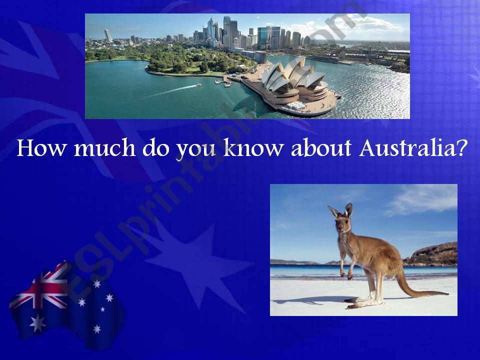 Australia Quiz powerpoint