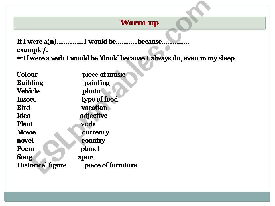 Conditional type II powerpoint