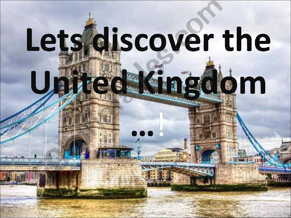 Lets discover the UK powerpoint