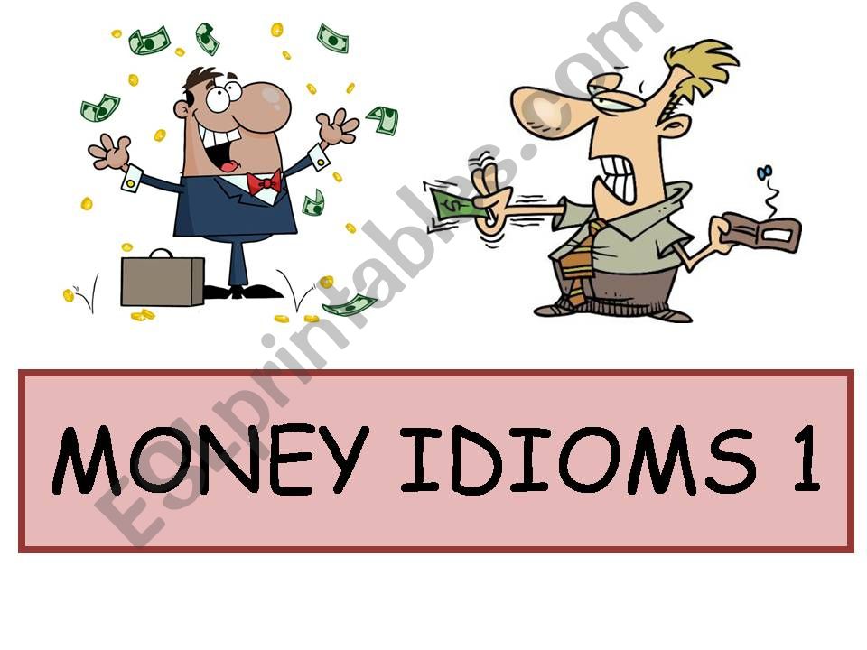 Money Idioms 1 powerpoint
