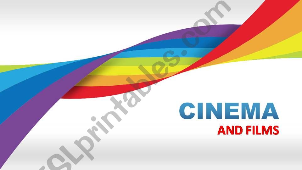 Cinema and films powerpoint
